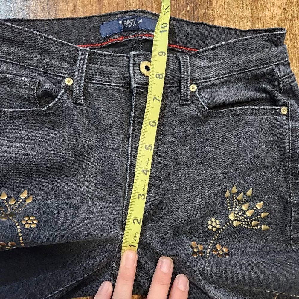 Tommy Hilfiger Tribeca Skinny studded floral jeans - Picture 8 of 9